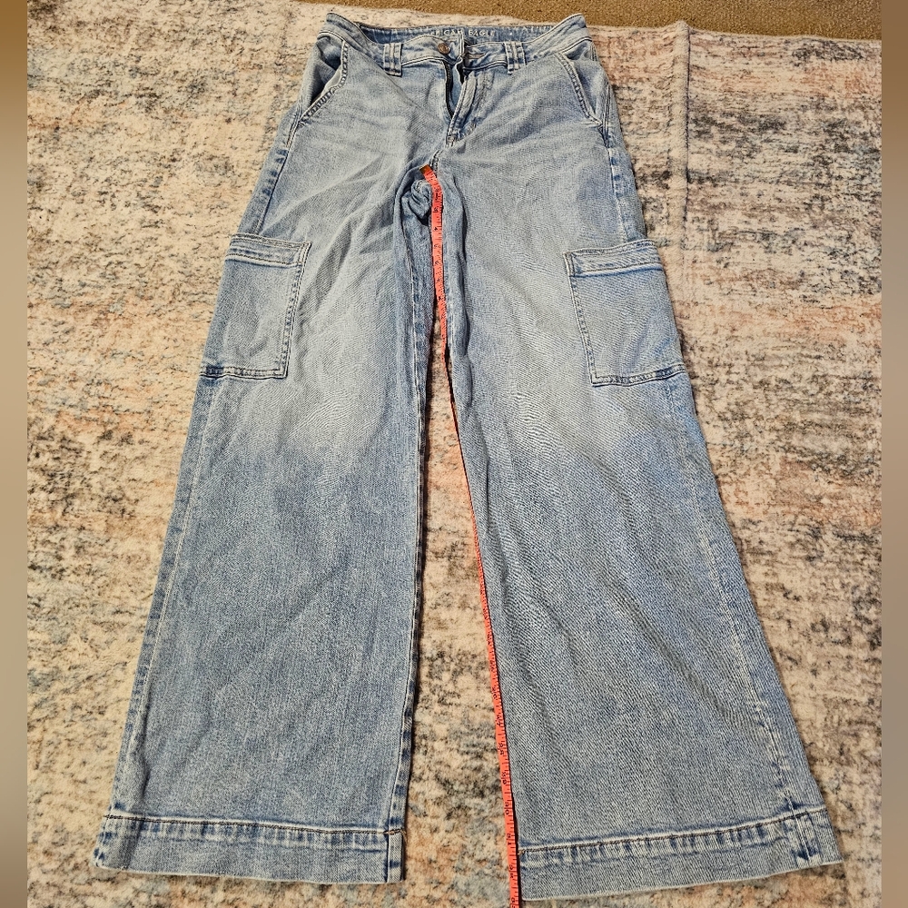 American Eagle wide leg cargo SZ 4